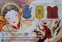 United Nations 2018, 35th Asian Stamp Exhibition, MNH Unusual S/S - Nuovi