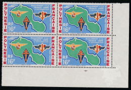 POLYNESIE - PA N° 8  Bloc De 4 Cdf - Neufs ** - MNH - Unused Stamps