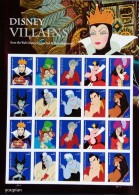 USA 2017, Disney Villains, MNH Sheetlet - Neufs