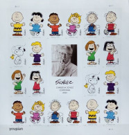 USA 2022, Charlie Brown Peanuts - Schulz Comics, MNH Sheetlet - Unused Stamps