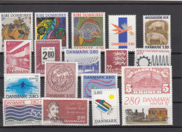 Denmark 1987 - Full Year MNH ** Excluding Exhibition Block - Années Complètes