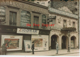 Photo Paris Collection Albert Kahn ,cinéma Rue De La Roquette 1918,couleur,tirage Kahn Années 60,introuvable - Albums & Collections