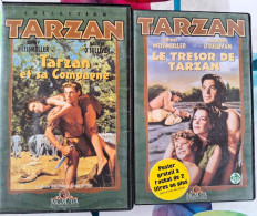 Tarzan Et Sa Compagne + Le Trésor De Tarzan  - Johnny Weissmuller - MGM  (2 VHS) - Actie, Avontuur
