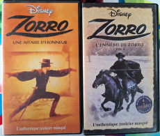 L'Ennemi De Zorro + Zorro, Une Affaire D'Honneur - Disney (2 VHS) - Azione, Avventura