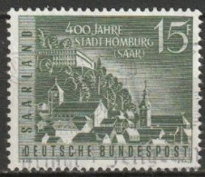 Saarland 1958 MiNr.436   O Gestempelt  400 Jahre Stadt Homburg ( A 1302 ) - Gebraucht