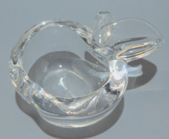 -ANCIEN CENDRIER VIDE POCHE CRISTAL Marqué Au Fond MINIWATT DARIO COLLECTION    E - Glas & Kristall