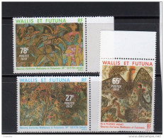 Wallis Et Futuna  Oeuvres D'artistes Wallisiens Série De 3 Valeurs N° 245** à 247** - Neufs