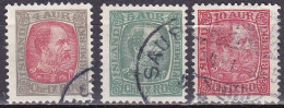 IS006C – ISLANDE – ICELAND – 1902 – KING CHRISTIAN IX - SG # 44-47 USED 4,50 € - Usati