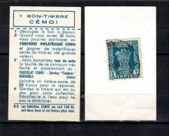 DT35A Bon Timbre CEMOI PUBLICITAIRE INDE - Gebruikt