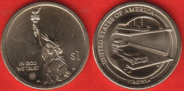 USA 1 Dollar 2021 P Mint "American Innovation - Virginia, Tunnel" UNC - 2000-…: Sacagawea