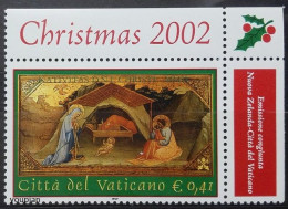 Vatican 2002, Christmas, MNH Single Stamp - Nuevos