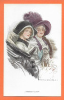 Harrison Fisher - A  Passing Clance - Femmes - Chapeaux - Chiens - Fisher, Harrison