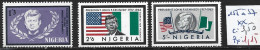 NIGERIA 155 à 57 ** Côte 3.50 € - Kennedy (John F.)