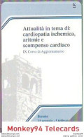 TELECOM  - ATTUALITA' IN TEMA DI: CARDIOPATIA........ -  PUB -  USATA - LIRE 5000 - GOLDEN 942 - Publiques Figurées Ordinaires