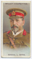 CT 9 - 14 SOUTH AFRICA, Gen. Rt. Hon. Louis Botha, Allied Army Leader - Old Wills's Cigarettes - 68/35 Mm - Wills