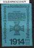 POLAND SOLIDARNOSC KPN 1989 - 1914 LEGIONS BLUE PROOF (SOLID0167F/0464C) - Solidarnosc Labels
