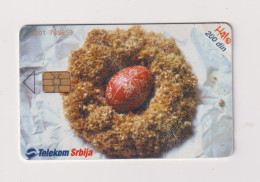 SERBIA  - Easter Painted Egg Chip Phonecard - Yougoslavie