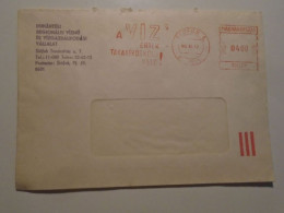 D201470 Hungary  Cover - EMA  Red Meter  -Freistempel -  A Víz  érték -Save Water  - Siófok   -  Székesfehérvár  1986 - Machine Labels [ATM]