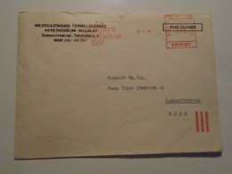 D201472   Hungary  Cover - EMA  Red Meter  -Freistempel - Agroker  - Székesfehérvár   1990 - Machine Labels [ATM]