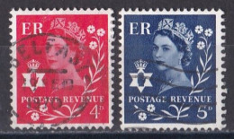 Grande Bretagne - 1952 - 1971 -  Elisabeth II -  Y&T N °  529   535  Oblitérés - Gebraucht