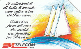 TELECOM - EUROPA CARD SHOW-RICCIONE - USATA LIRE 10000 - GOLDEN - Publiques Figurées Ordinaires