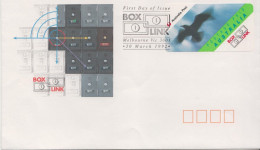 Australia FDC With Box Link Melbourne Machine Stamp - Timbres De Distributeurs [ATM]