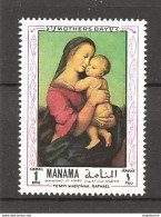 MANAMA - 1970 RAFFAELLO Madonna Tempi (Alte Pinakothek, Monaco Di Baviera) Nuovo** MNH - Madones