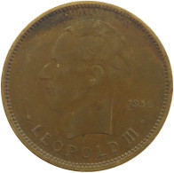 BELGIAN CONGO 5 FRANCS 1936 #s092 0093 - 1934-1945: Leopoldo III