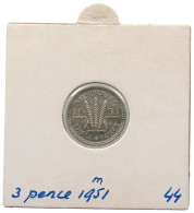 AUSTRALIA 3 PENCE 1951 #alb069 0223 - Threepence