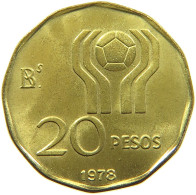 ARGENTINA 20 PESOS 1978 #s102 0067 - Argentine