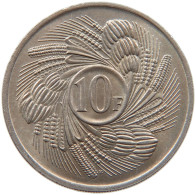 BURUNDI 10 FRANCS 1968 #s092 0153 - Myanmar