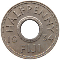 FIJI 1/2 PENNY 1934 #s093 0147 - Fiji