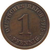 GERMANY EMPIRE 1 PFENNIG 1915 J #s096 0093 - 1 Pfennig