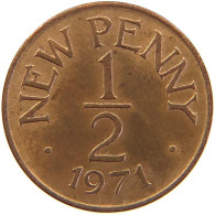 GUERNSEY NEW 1/2 PENNY 1971 #s100 0433 - Guernesey