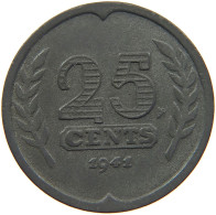 NETHERLANDS 25 CENTS 1941 #s097 0125 - 25 Cent