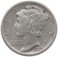 UNITED STATES OF AMERICA DIME 1923 MERCURY #s100 0775 - 1916-1945: Mercury