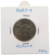 UNITED STATES OF AMERICA QUARTER 2008 P ALASKA #alb071 0427 - 1999-2009: State Quarters