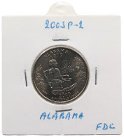 UNITED STATES OF AMERICA QUARTER 2003 P ALABAMA #alb071 0199 - 1999-2009: State Quarters