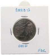 UNITED STATES OF AMERICA QUARTER 2002 D OHIO #alb071 0197 - 1999-2009: State Quarters