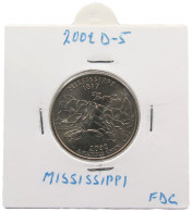 UNITED STATES OF AMERICA QUARTER 2002 D MISSISSIPPI #alb071 0343 - 1999-2009: State Quarters