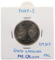 UNITED STATES OF AMERICA QUARTER 2000 P SOUTH CAROLINA #alb071 0313 - 1999-2009: State Quarters