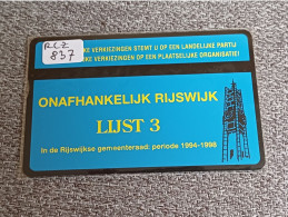 NETHERLANDS - RCZ837 - Onafhankelijk Rijswijk Lijst 3 - 1.000 EX. - Private