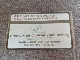 NETHERLANDS - RDZ026 - Groene Kruis Heerlen - 1.000 EX. - Privé