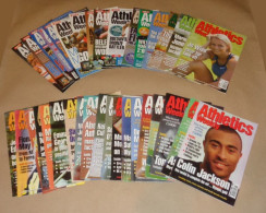 ATHLETICS WEEKLY 1999 BUNDLE MAGAZINE SET – LOT OF 35 OUT OF 52 TRACK AND FIELD - 1950-Oggi