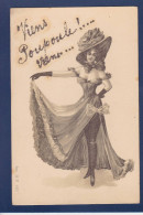 CPA Paillettes En Relief Femme Woman érotisme Non Circulée - Vrouwen