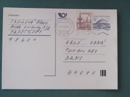 Czech Republic 1995 Stationery Postcard Hora Rip Mountain Sent Locally - Lettres & Documents