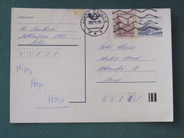 Czech Republic 1995 Stationery Postcard Hora Rip Mountain Sent Locally - Covers & Documents