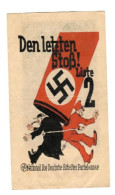 Color 500 Million WW2 Germany Nazi Propaganda FORGERY Overprint On Genuine 1923 Banknote EF - Otros & Sin Clasificación