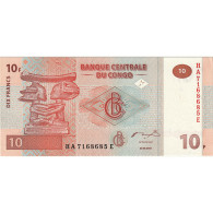 Billet, Congo Republic, 10 Francs, 2003, 2003-06-30, NEUF - Republic Of Congo (Congo-Brazzaville)