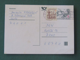 Czech Republic 1997 Stationery Postcard 3 + 1 Kcs Sent Locally - Briefe U. Dokumente